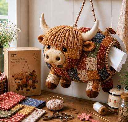 🧵LIMITED-TIME 43% OFF! ⏰ — DIY Animal Tissue Holder Sewing Kit | Perfect First Sewing Craft for Kids 🐻