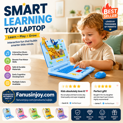 🏆🖥️Limited Time 50% Off: Only £10.99‼️👧Interactive Simulation Toy Laptop｜Kids Educational Pretend Play Learning Toy🖥️