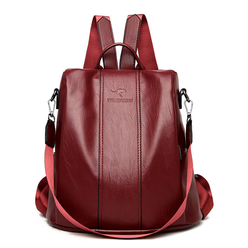 🎒 LIMITED-TIME 30% OFF! ✨ Ladies' Large Capacity Backpack – Stylish, PU Leather, User-Friendly 👜