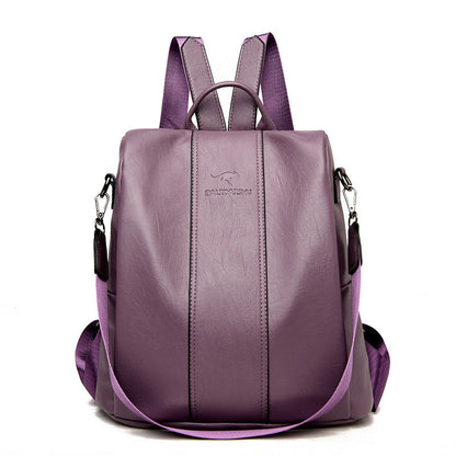 🎒 LIMITED-TIME 30% OFF! ✨ Ladies' Large Capacity Backpack – Stylish, PU Leather, User-Friendly 👜