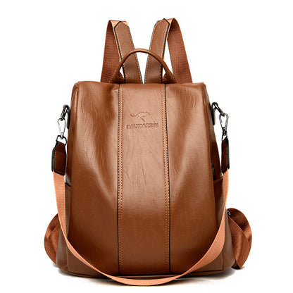 🎒 LIMITED-TIME 30% OFF! ✨ Ladies' Large Capacity Backpack – Stylish, PU Leather, User-Friendly 👜