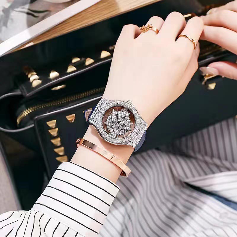 ⌚ LIMITED-TIME 40% OFF! 💥 Fashion Dress Watch Rhinestone Dial – Quartz Movement, 30M Waterproof, Adjustable Clasp ✨