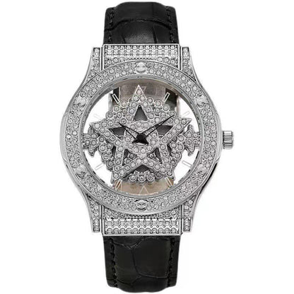 ⌚ LIMITED-TIME 40% OFF! 💥 Fashion Dress Watch Rhinestone Dial – Quartz Movement, 30M Waterproof, Adjustable Clasp ✨