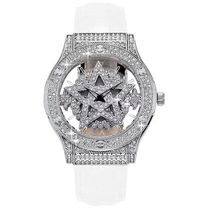 ⌚ LIMITED-TIME 40% OFF! 💥 Fashion Dress Watch Rhinestone Dial – Quartz Movement, 30M Waterproof, Adjustable Clasp ✨