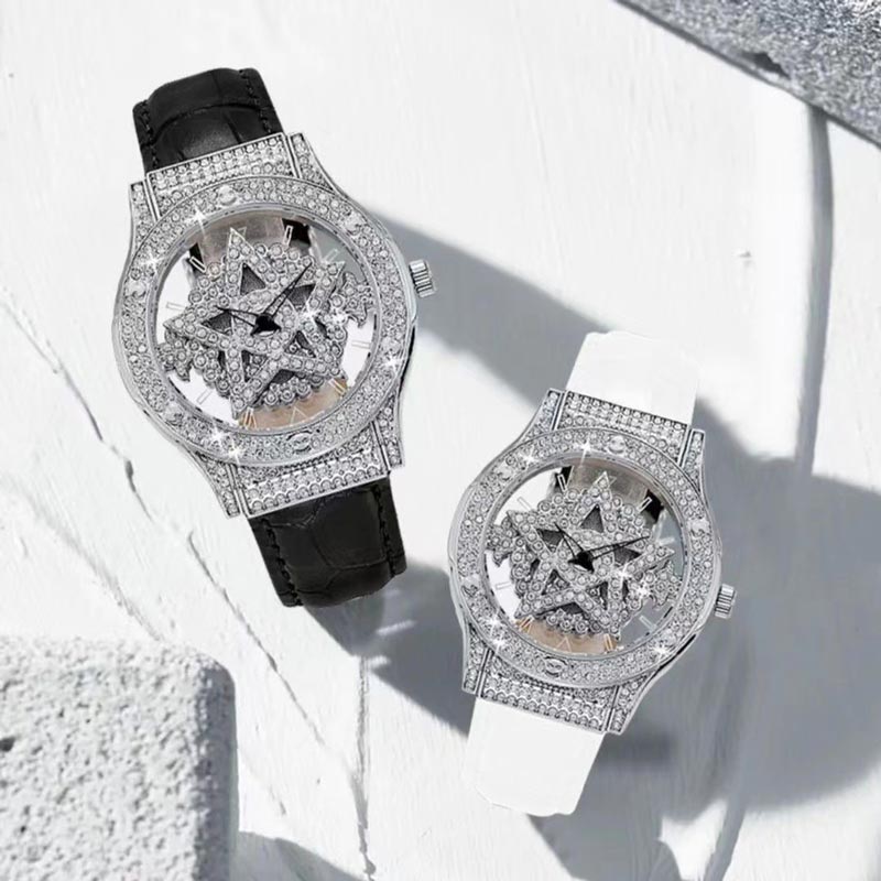 ⌚ LIMITED-TIME 40% OFF! 💥 Fashion Dress Watch Rhinestone Dial – Quartz Movement, 30M Waterproof, Adjustable Clasp ✨