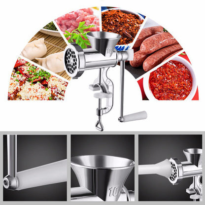 🍖Limited Time Half Price-Home Hand Crank Meat Grinder and Sausage Stuffer 💯