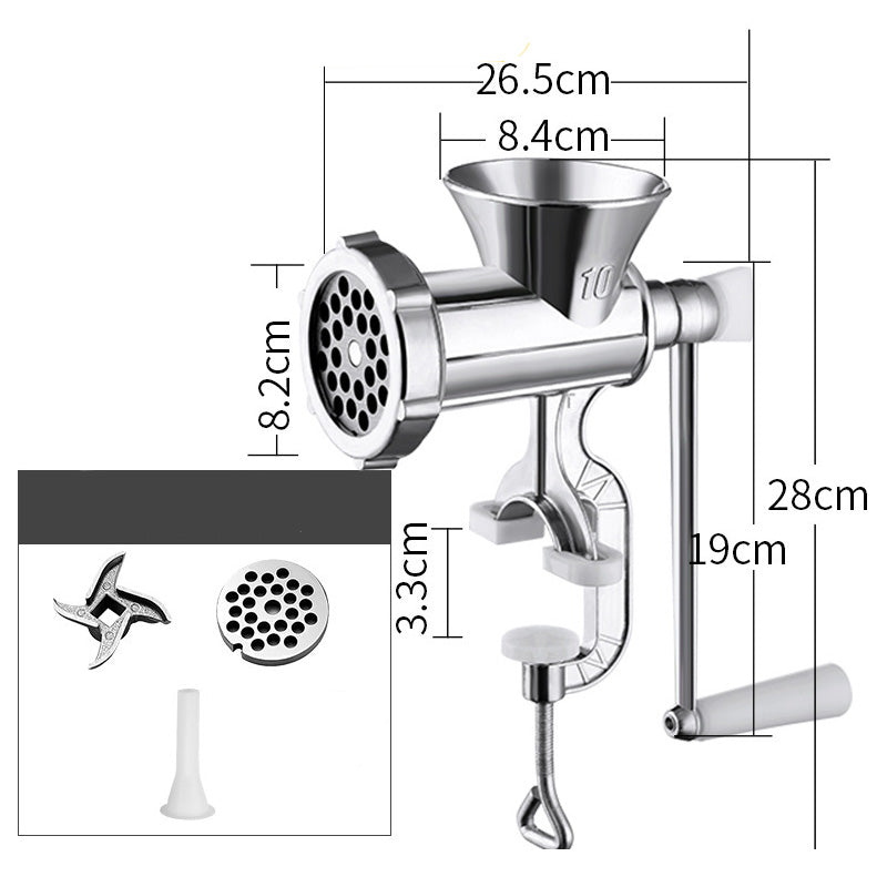 🍖Limited Time Half Price-Home Hand Crank Meat Grinder and Sausage Stuffer 💯