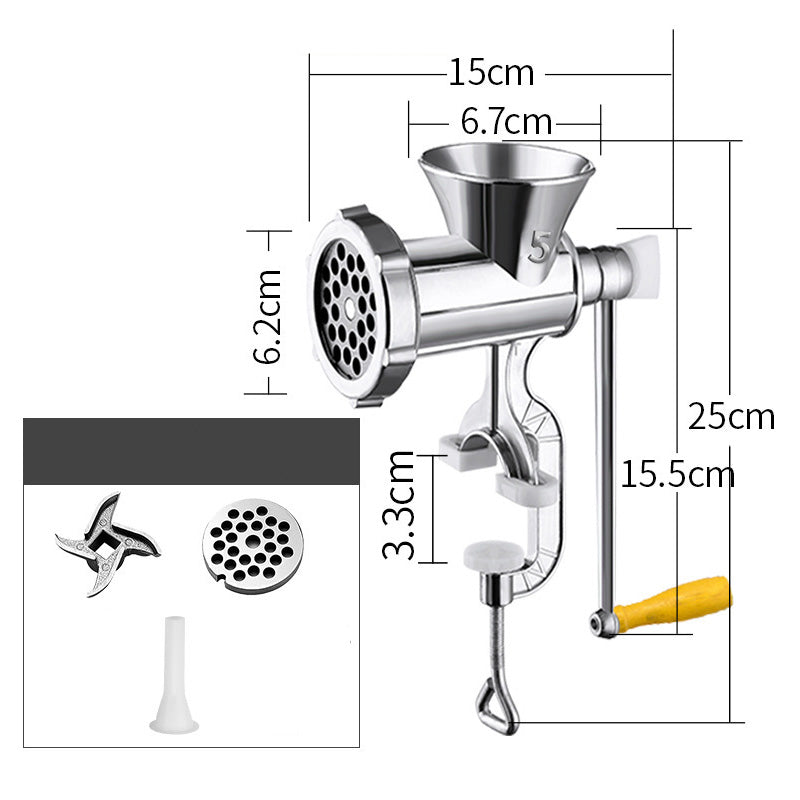 🍖Limited Time Half Price-Home Hand Crank Meat Grinder and Sausage Stuffer 💯