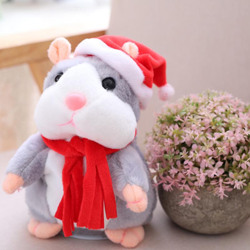 🐹 Last Day Special！✨Talking Hamster Plush – repeats whatever you say, auto head-shaking, hilarious fun for kids & adults.🎁