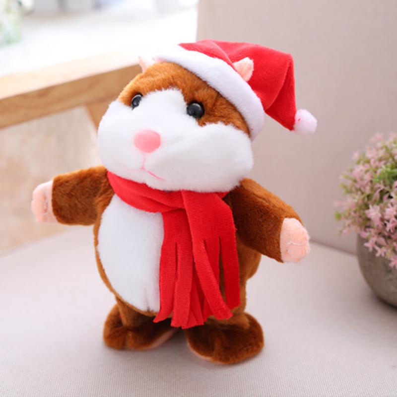 🐹 Last Day Special！✨Talking Hamster Plush – repeats whatever you say, auto head-shaking, hilarious fun for kids & adults.🎁