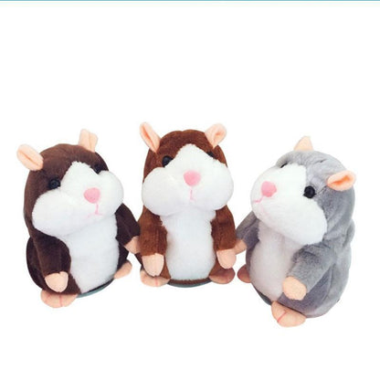 🐹 Last Day Special！✨Talking Hamster Plush – repeats whatever you say, auto head-shaking, hilarious fun for kids & adults.🎁