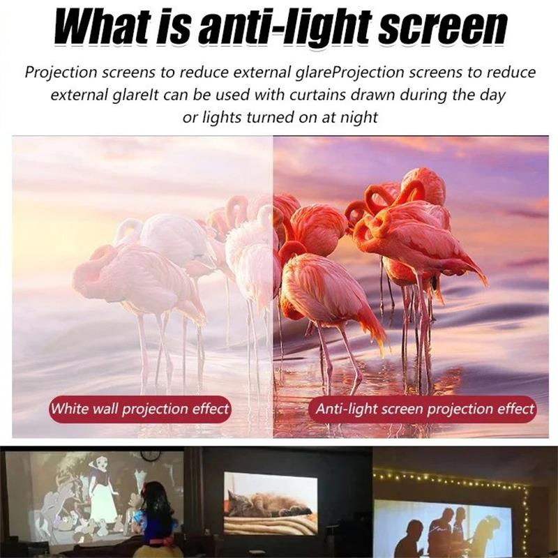 📢📢49% OFF !! ⏰📺HD Matte White Projection Screen, Immersive Home Theater🎬🌟