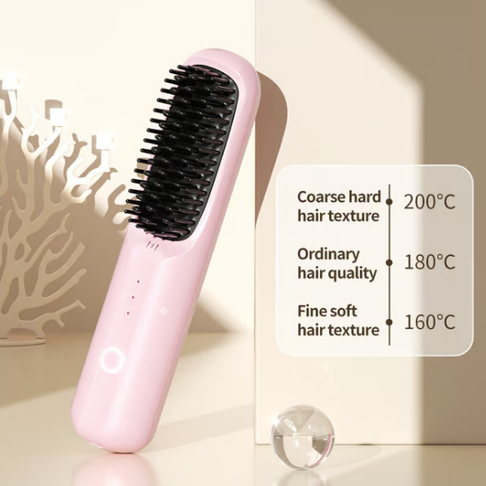 💇‍♀️ LIMITED-TIME 49% OFF! ✨ USB Cordless Negative Ion Hair Straightener – Portable, 2-3 Uses, Safe 🔋