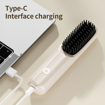 💇‍♀️ LIMITED-TIME 49% OFF! ✨ USB Cordless Negative Ion Hair Straightener – Portable, 2-3 Uses, Safe 🔋