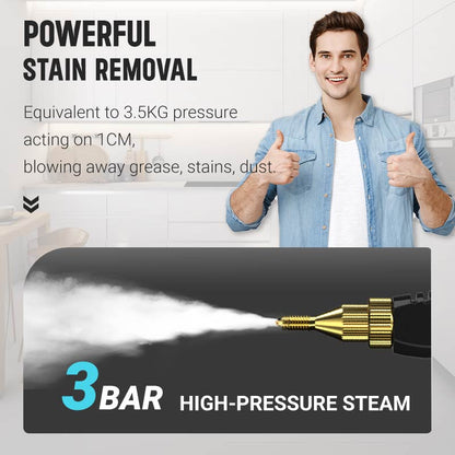 📢📢49% OFF !!⏰⏰2500W Handheld High-Temperature Pressurized Steam Cleaner