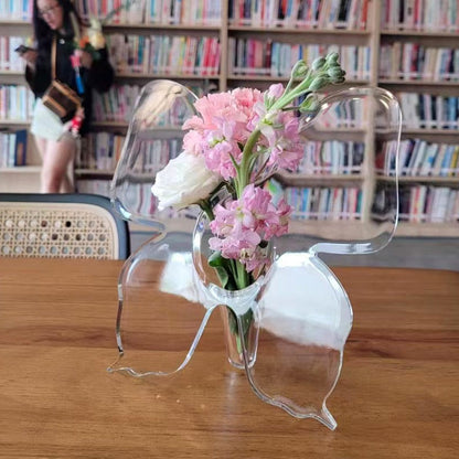 ⏳ Last Day 49% OFF🔥Transparent Butterfly-Inspired Decorative Vase