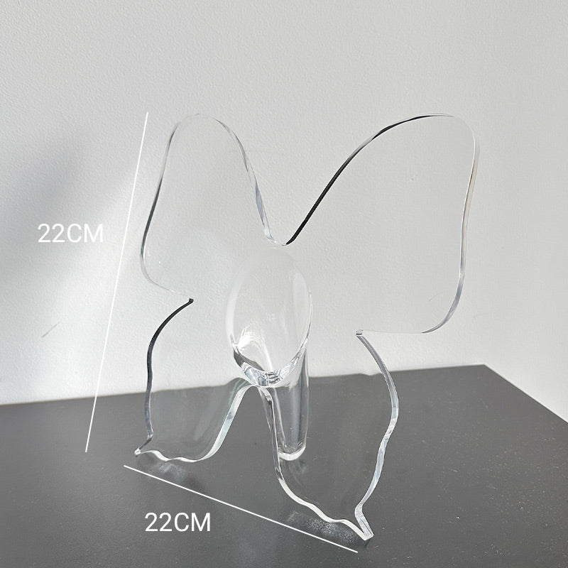 ⏳ Last Day 49% OFF🔥Transparent Butterfly-Inspired Decorative Vase