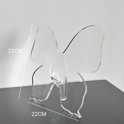 ⏳ Last Day 49% OFF🔥Transparent Butterfly-Inspired Decorative Vase