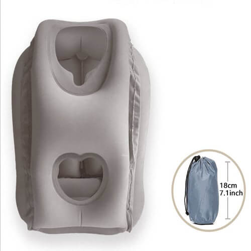 ✈️ LIMITED-TIME 49% OFF! 💨 Inflatable Travel Pillow | 360° Support – Soft Flocking, Quick Inflate, Compact