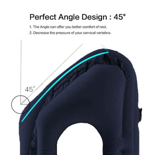 ✈️ LIMITED-TIME 49% OFF! 💨 Inflatable Travel Pillow | 360° Support – Soft Flocking, Quick Inflate, Compact