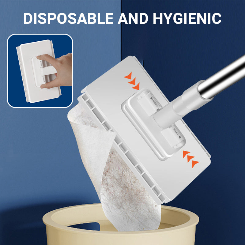🔥Last Day Sales 40% OFF🔥Disposable Dust Mop with 5 Reusable Cloths