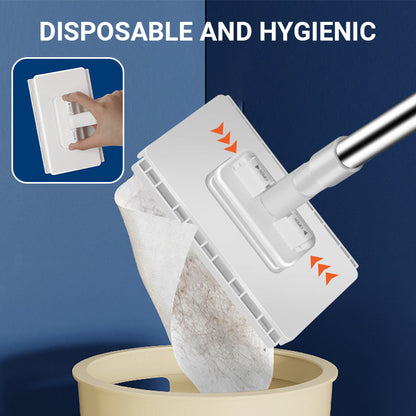 🔥Last Day Sales 40% OFF🔥Disposable Dust Mop with 5 Reusable Cloths