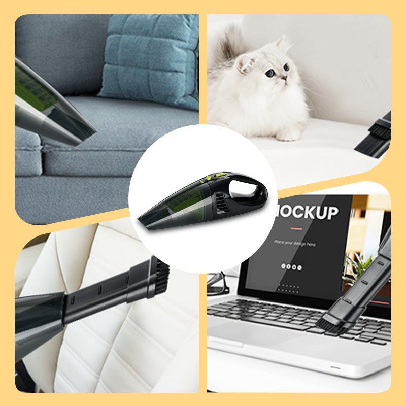 🚗✨ Wireless Car Vacuum Cleaner – Powerful, Portable, Multi-Attachment 🧹