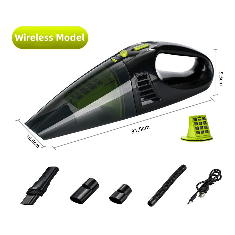🚗✨ Wireless Car Vacuum Cleaner – Powerful, Portable, Multi-Attachment 🧹