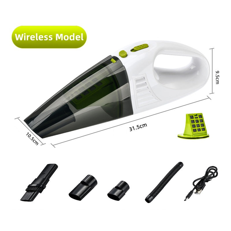 🚗✨ Wireless Car Vacuum Cleaner – Powerful, Portable, Multi-Attachment 🧹