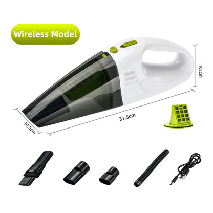 🚗✨ Wireless Car Vacuum Cleaner – Powerful, Portable, Multi-Attachment 🧹
