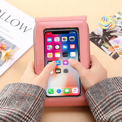 🔥Last Day Promotion!!👜 📱 Simple and elegant women's touchscreen crossbody phone wallet