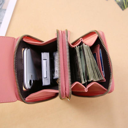 🔥Last Day Promotion!!👜 📱 Simple and elegant women's touchscreen crossbody phone wallet