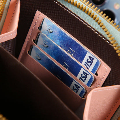 🔥Last Day Promotion!!👜 📱 Simple and elegant women's touchscreen crossbody phone wallet