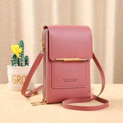 🔥Last Day Promotion!!👜 📱 Simple and elegant women's touchscreen crossbody phone wallet