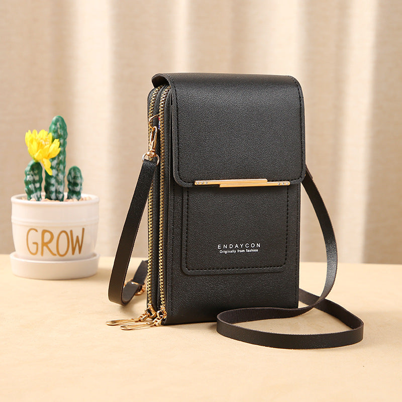🔥Last Day Promotion!!👜 📱 Simple and elegant women's touchscreen crossbody phone wallet
