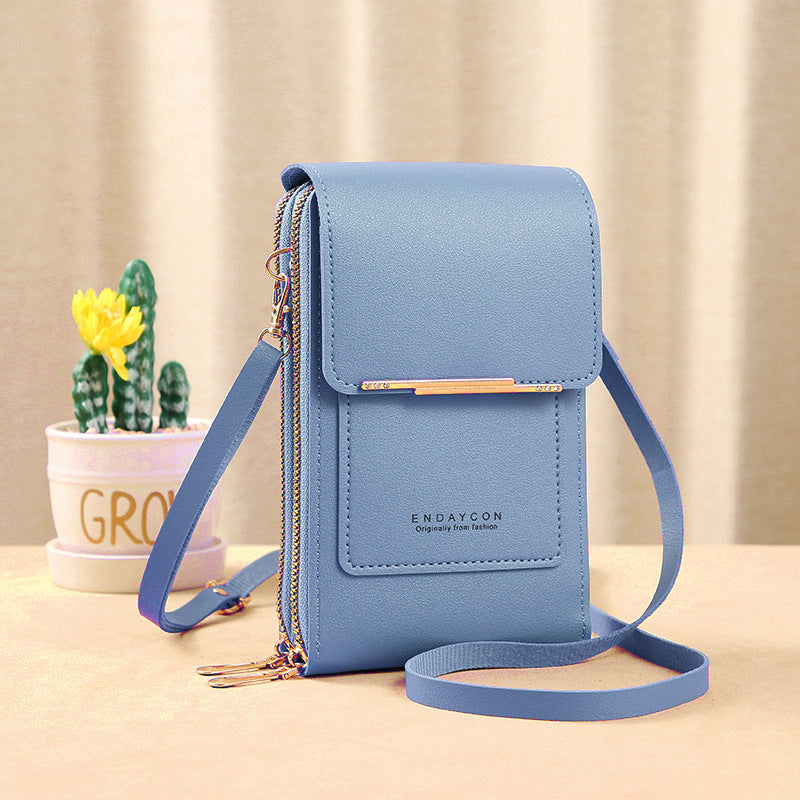 🔥Last Day Promotion!!👜 📱 Simple and elegant women's touchscreen crossbody phone wallet