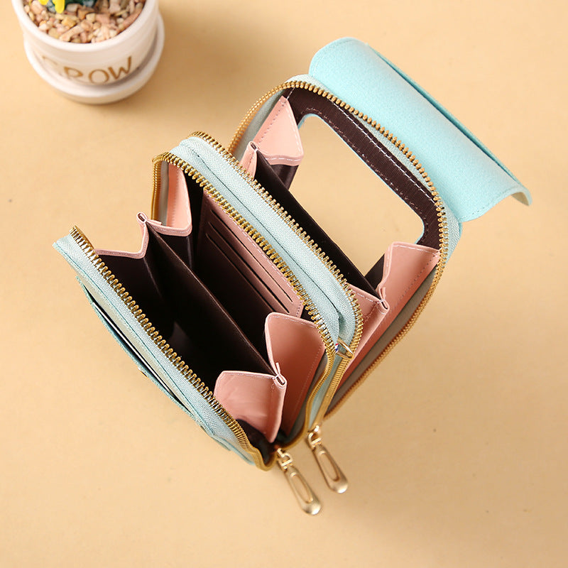 🔥Last Day Promotion!!👜 📱 Simple and elegant women's touchscreen crossbody phone wallet
