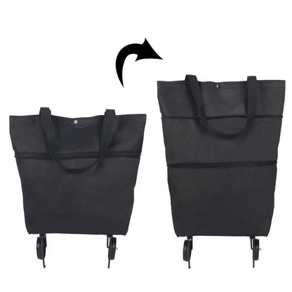 📢📢49% OFF !! ⏰2-in-1 Foldable Shopping Cart