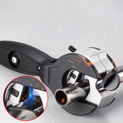 🎁Hot Sale 40% OFF⏳ One-Hand Ratchet Pipe Cutter - Ergonomic Design for Precise Cuts on Copper/Plastic/Aluminum 🛠️📏