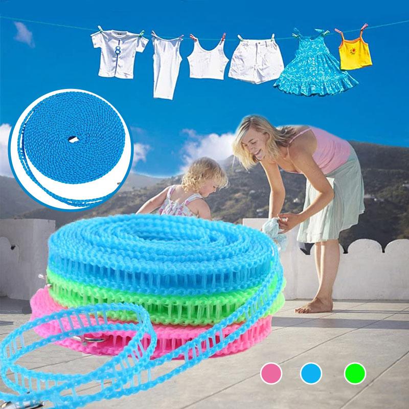 🔥Windproof Non-Slip Clothesline