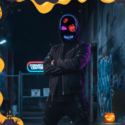 💀 LAST DAY SALE 49% OFF 🔥 Halloween LED Skull Mask