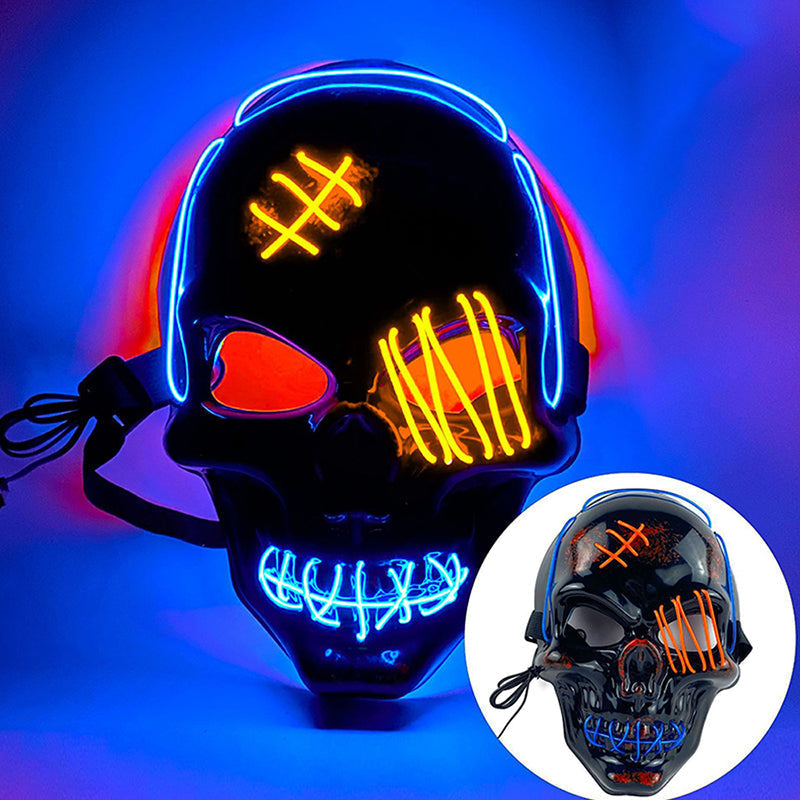 💀 LAST DAY SALE 49% OFF 🔥 Halloween LED Skull Mask