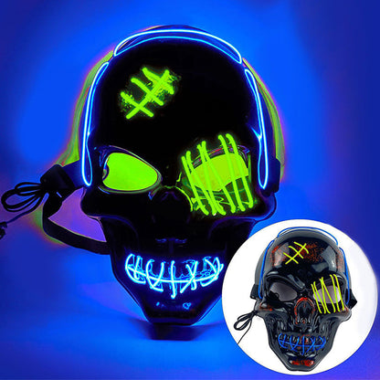 💀 LAST DAY SALE 49% OFF 🔥 Halloween LED Skull Mask