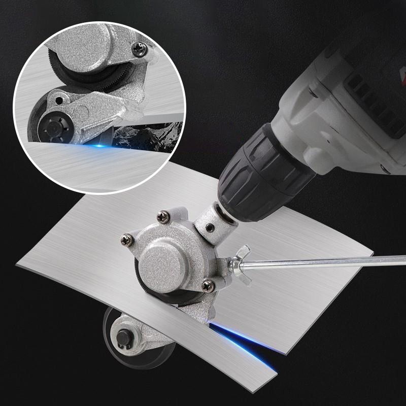 ✨ Electric Drill Sheet Metal Cutter - 3-in-1 Tool for Steel, Aluminum & Copper with Laser-Guided Precision 🔧💥
