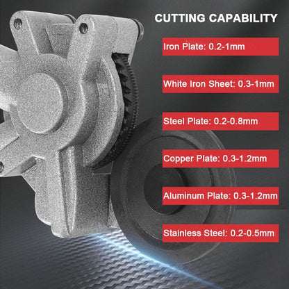 ✨ Electric Drill Sheet Metal Cutter - 3-in-1 Tool for Steel, Aluminum & Copper with Laser-Guided Precision 🔧💥