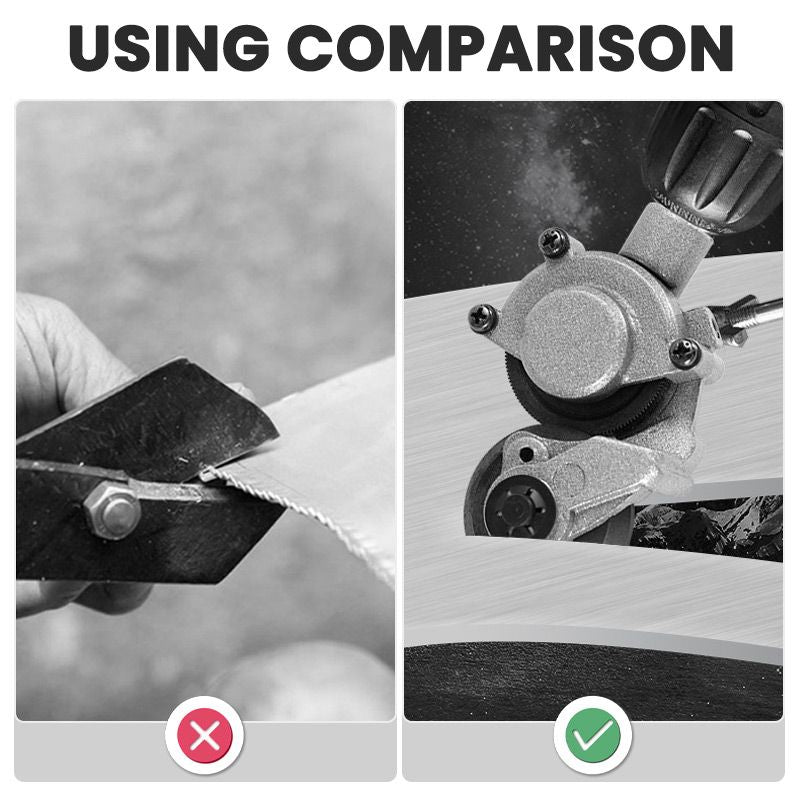 ✨ Electric Drill Sheet Metal Cutter - 3-in-1 Tool for Steel, Aluminum & Copper with Laser-Guided Precision 🔧💥