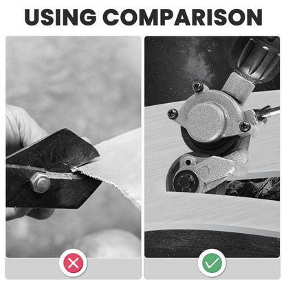 ✨ Electric Drill Sheet Metal Cutter - 3-in-1 Tool for Steel, Aluminum & Copper with Laser-Guided Precision 🔧💥