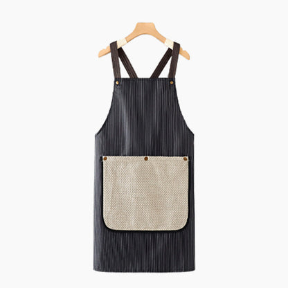 📢📢37% OFF !! ⏰Cross-Back Waterproof Apron with Detachable Hand Towel