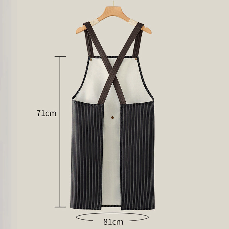 📢📢37% OFF !! ⏰Cross-Back Waterproof Apron with Detachable Hand Towel