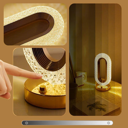 ✨ Rechargeable Luxury Crystal LED Night Light